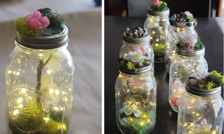 Light up Fairy Jars