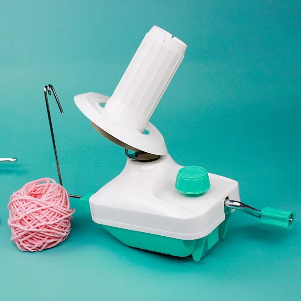 Manual Wool Ball Winder for Winding Yarn Skein Thread and Fiber Hand Operated Swift Wool Yarn Winder for Knitting and Crocheting