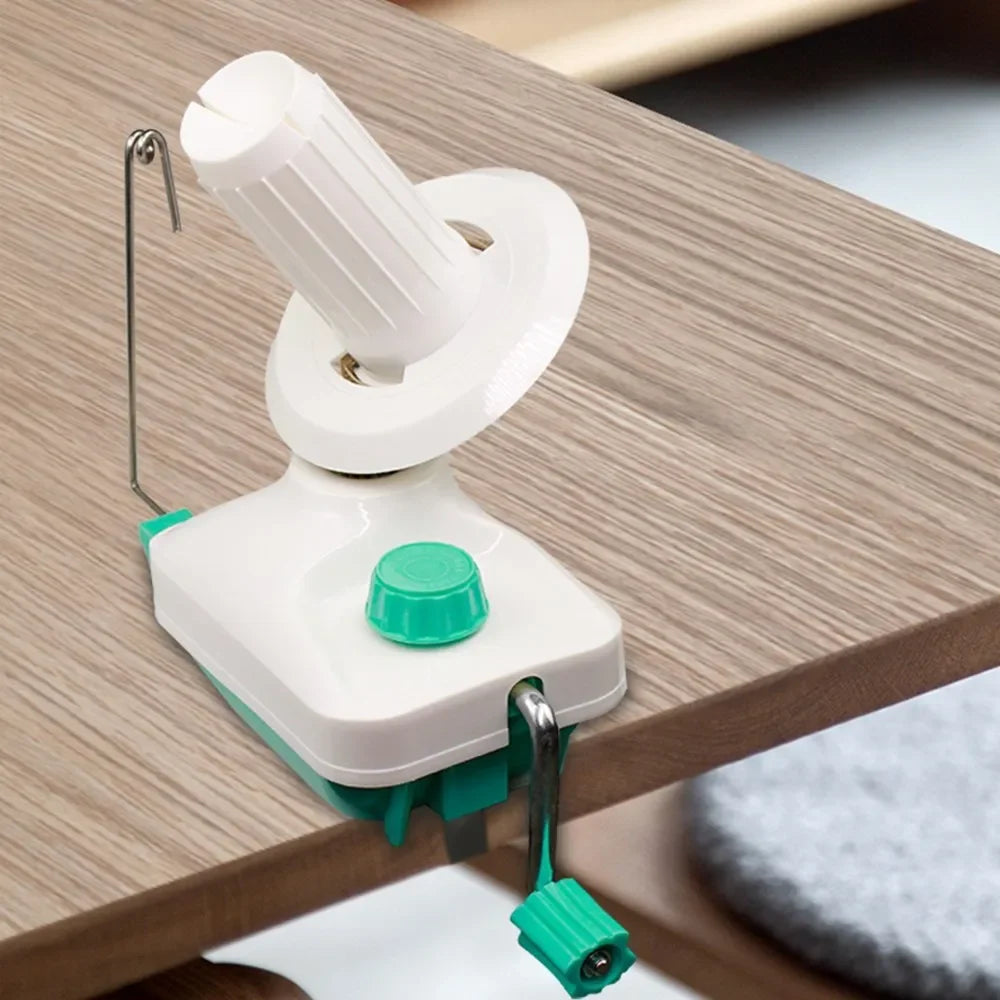Manual Wool Ball Winder for Winding Yarn Skein Thread and Fiber Hand Operated Swift Wool Yarn Winder for Knitting and Crocheting