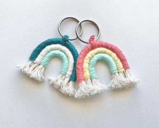 Macrame Rainbow Keychains (Big Kids 8-14)
