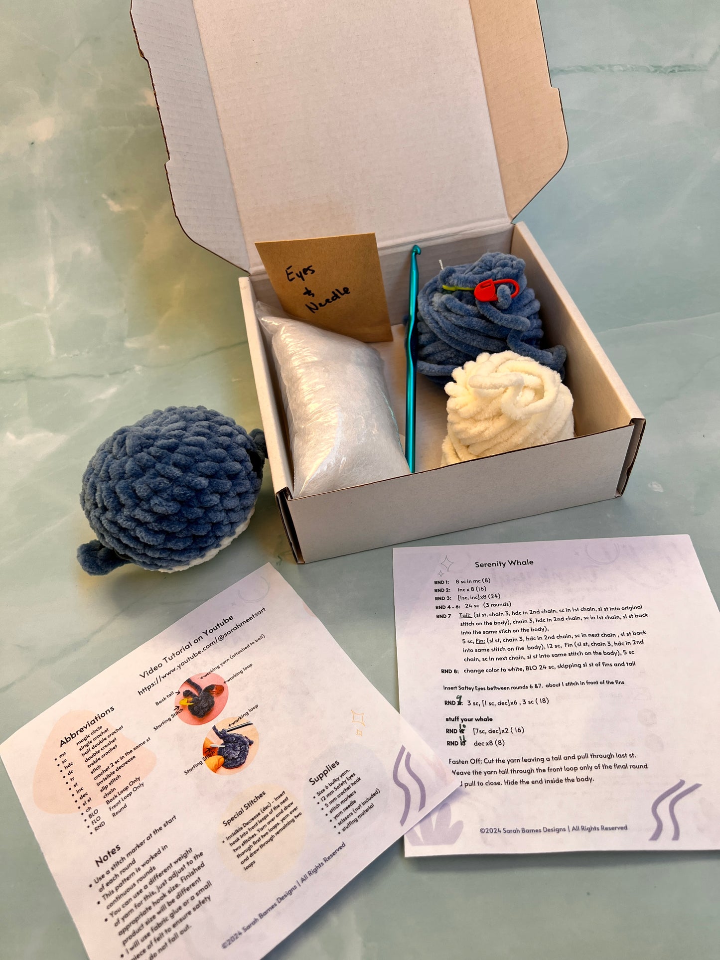Whale Crochet Kit